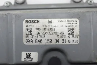 A6401503491 0281013936 Блок управления двигателем Mercedes A W169 Арт e9644434, вид 2