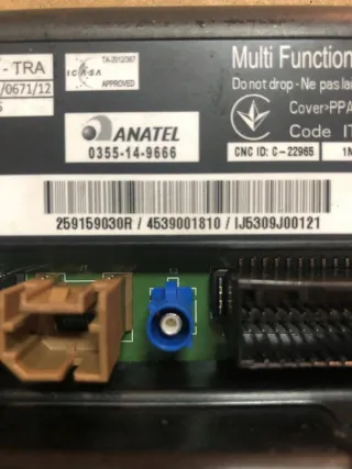 259159030R 1J5309J00121 Блок навигации Smart Forfour 2 Арт e9651350, вид 2