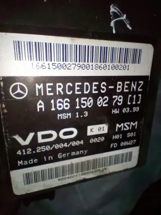 A1661500279 Блок управления двигателем Mercedes A W168 Арт e9676783, вид 3
