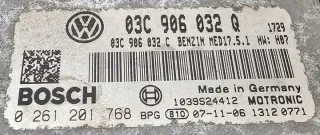 03C906032Q 0261201768 Блок управления двигателем Volkswagen Golf 5 Арт e9694754, вид 2