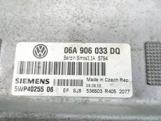 06A906033DQ 5WP40255 Блок управления двигателем Volkswagen Golf 4 Арт e9694891, вид 4