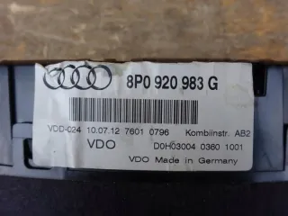 8P0920983G Щиток приборов (приборная панель) Audi A3 8P Арт e9719922, вид 3