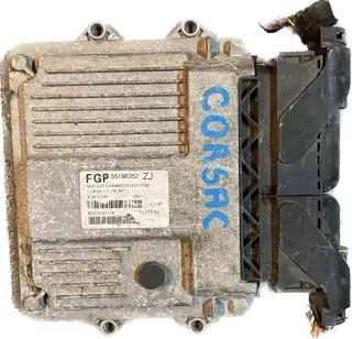 55196352ZJ Блок управления двигателем Opel Corsa C Арт e9722239, вид 1