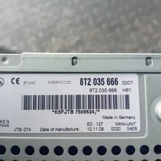8T2035666 Блок навигации Audi A4 B8 Арт e9724737, вид 7