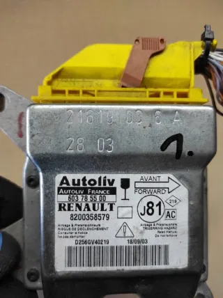 8200358579 603785500 Блок AirBag Renault Espace 4 Арт e9732049, вид 3