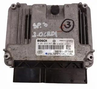 39101-2F566 391012F566 0281018847 Блок управления двигателем Kia Sportage 3 Арт e9762274, вид 1