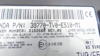 39770-TV0-E510-M1 39770-TV0-E510-M Блок управления (другие) Honda Civic 9 Арт e9762588, вид 3