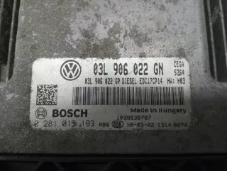 03L906022GN 0281015193 2005-2012 Блок управления двигателем Seat Leon 2 Арт e9762792, вид 2