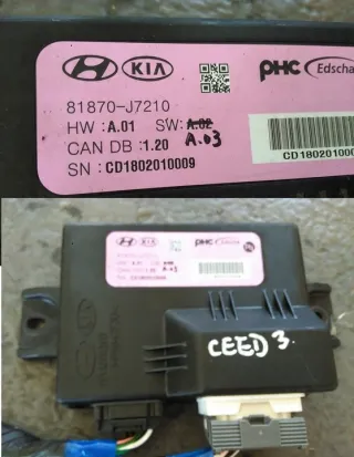81870-J7210 81870J7210 Блок управления двигателем Kia Ceed 3 Арт e9771426, вид 1