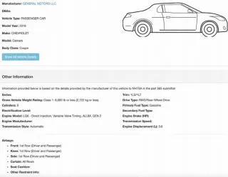 13510106 Блок комфорта Chevrolet Camaro 6 Арт e9773170, вид 6
