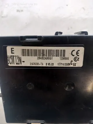 284B2AX601 21676338-7A Блок предохранителей Nissan Micra K12 Арт e9779472, вид 3