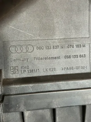 06C133837N Корпус воздушного фильтра Audi A6 C5 (S6,RS6) Арт e9783046, вид 6