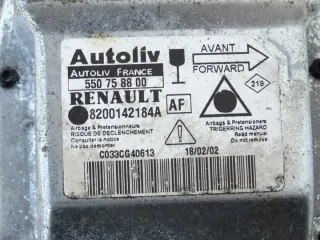 8200142184A 550758800 Блок AirBag Renault Laguna 2 Арт e9787488, вид 4