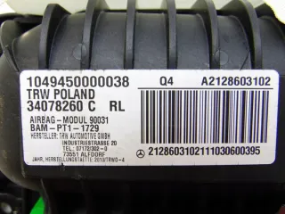 A2128603102 Подушка безопасности Mercedes E C207 Арт e9789634, вид 4