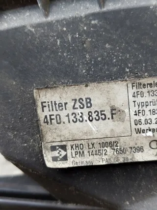 4F0133835F Корпус воздушного фильтра Audi A6 C6 (S6,RS6) Арт e9806628, вид 9