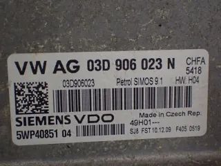 03D906023N Блок управления двигателем Skoda Fabia 2 Арт e9810929, вид 5