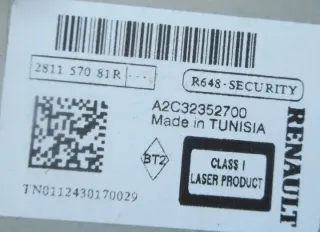 248100072R 2811570881R Блок навигации Renault Scenic 3 Арт e9814738, вид 8
