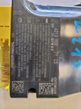 A2139007105 Блок AirBag Mercedes E W213 Арт e9830784, вид 2