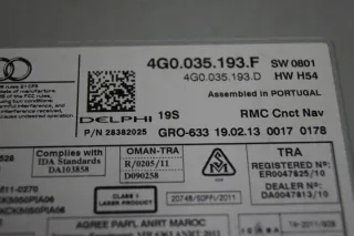 4g1919601q 4g0035193F 4G1919610B 4h0035446a Блок навигации Audi A6 C7 (S6,RS6) Арт e9831855, вид 8