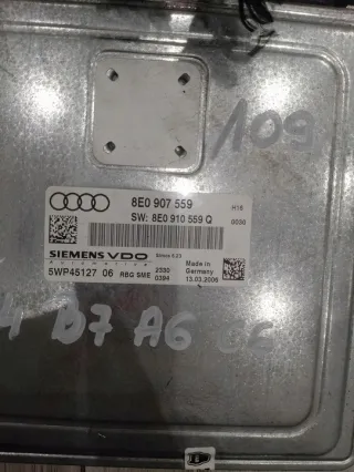 8E0910559Q 8E0907559 5WP45127 Блок управления двигателем Audi A4 B7 Арт e9935676, вид 2