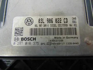 03L906022CD 0281016375 Блок управления двигателем Volkswagen Transporter T5 Арт e9936731, вид 6