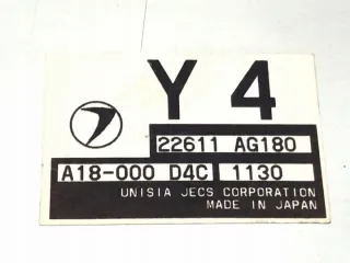 22611AG180 LORK-486-11246 Блок управления двигателем Subaru Legacy 3 Арт e9946064, вид 4