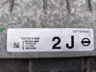 A2C98757200 23710HX42C Блок управления двигателем Nissan Qashqai 2 Арт e9957543, вид 4
