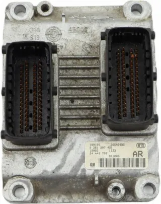 24443795 0261207421 Блок управления двигателем Opel Corsa C Арт e9976426, вид 1
