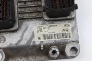 24443795 0261207421 Блок управления двигателем Opel Corsa C Арт e9976426, вид 2
