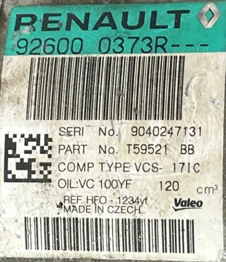 926000373R Компрессор кондиционера Renault Master 3 Арт e10009546, вид 5