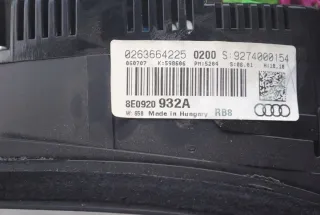 8E0920932A Щиток приборов (приборная панель) Audi A4 B7 Арт e10037069, вид 6