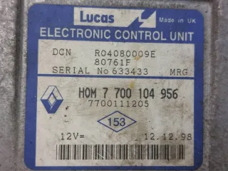 7700104956 Блок управления двигателем Renault Clio 2 Арт e10040957, вид 2