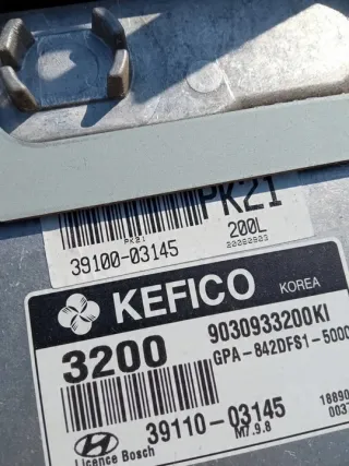 3911003145 9030933200KT 3910003145 Блок управления двигателем Hyundai i10 2 Арт e10064151, вид 2