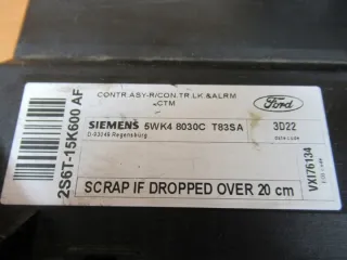 2S6A-12A650-SG 2S6A12A650SG S118107002K Блок управления двигателем Ford Fiesta 5 Арт e10089839, вид 2