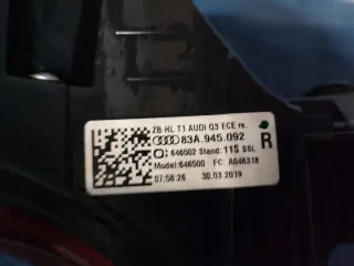 83A945092 Фонарь задний правый Audi Q3 1 Арт e10205383, вид 4