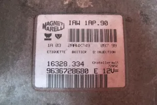 9636728680 Блок управления двигателем Peugeot 206 1 Арт e10232204, вид 2