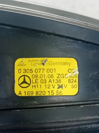 A1698201556 Фара противотуманная левая Mercedes A W169 Арт e10243824, вид 4
