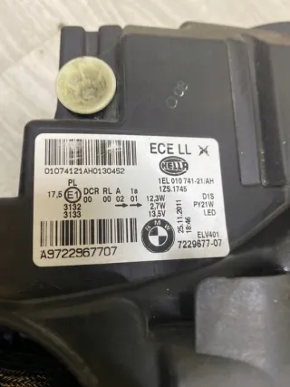 7229677 Фара левая BMW 1 F20/F21 Арт e10250381, вид 3