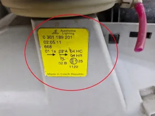 0301189201 Фара левая Mercedes Vaneo Арт e10283277, вид 5