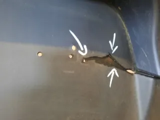 850220009 Бампер задний Renault Megane 3 Арт e10351736, вид 6