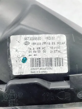  06-13r 9673099580 1EF009237-18 Фара правая Citroen C4 1 Арт e10390870, вид 11
