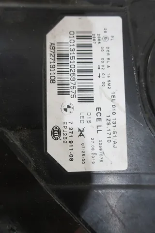 7203245-20 Фара левая BMW 5 F10/F11/GT F07 Арт e10409138, вид 6