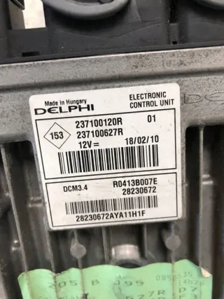 K9KF830 237100120R Блок управления двигателем Renault Scenic 3 Арт e10417190, вид 3