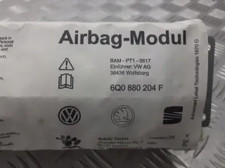 6Q0880204F Подушка безопасности Skoda Fabia 1 Арт e10466009, вид 3