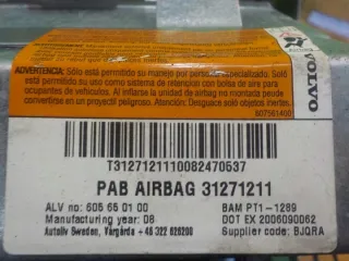 31271211 605650100 14AB40 Подушка безопасности Volvo V70 3 Арт e10478353, вид 4