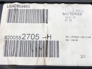 8200582705H LORK-1621-20078 Щиток приборов (приборная панель) Renault Clio 3 Арт e10496935, вид 5