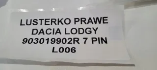 903019902R Зеркало наружное правое Dacia Lodgy Арт e10534089, вид 6