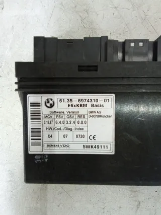 6974310 Блок комфорта BMW 5 E60/E61 Арт e10544349, вид 2