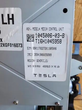 1045006-03-B Блок навигации Tesla model X Арт e10565960, вид 8