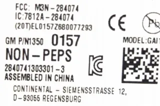 13496392 Замок зажигания Opel Adam Арт e10566782, вид 3